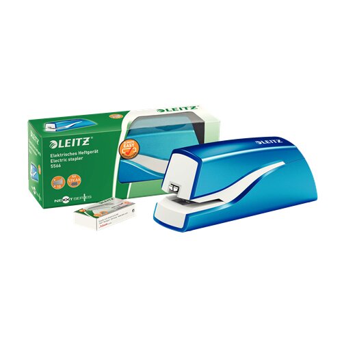 Esselte Leitz baterijski spenjač wow, do 10 listov, moder 55661036 Cene