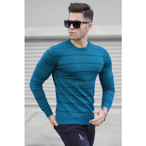 Madmext Sweater - Blue - Regular fit Slike