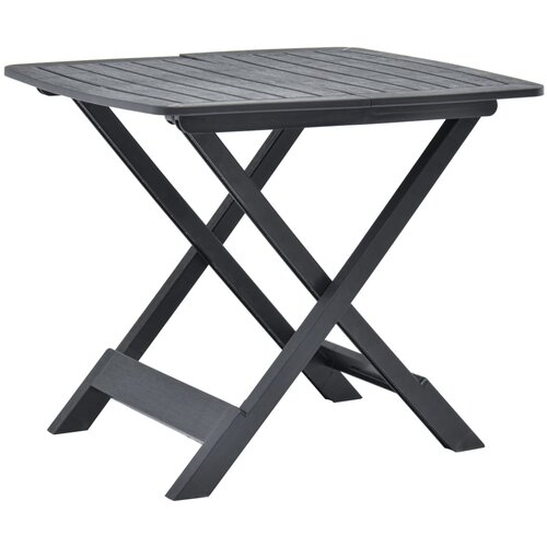 VidaXL Sklopivi vrtni stol antracit 79 x 72 x 70 cm plastični Slike