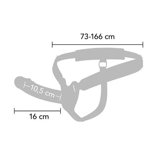 Inferno votel strap-on 16 cm (R20850_bl) Slike