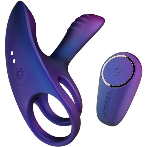 Hueman Infinity Ignite - vibracijski prsten za penis i testise (ljubičasta) Cijene