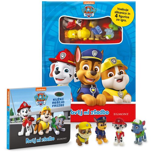 Paw Patrol Povej mi zgodbo kartonka in igračka Cene