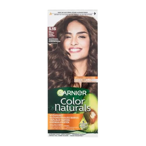 Garnier Color Naturals trajna barva za lase z negovalnimi olji 40 ml Odtenek 5.15 rich chocolate za ženske