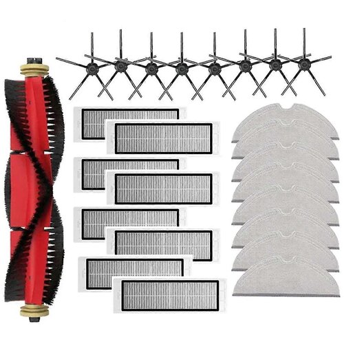 INORCO Rezervni deli sesalnika S5 S50 S51 S55 S6 S60 S6 Pure HEPA Filter Mop Cloth Glavna stranska krtača Dodatki, (22022670) Slike