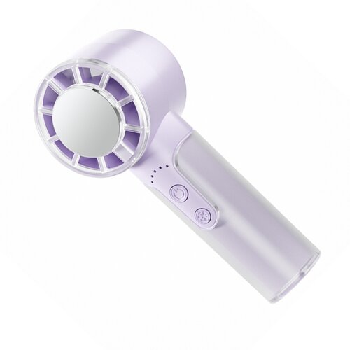 INF Prozoren prenosni ventilator T05 &mdash; 3-stopenjski, Type-C, 2000mAh Purple, (5000286564) Cene