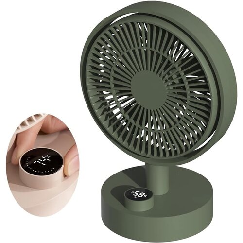 Venisymlis Prenosni Električni Namizni Ventilator Z Inteligentnim Zaslonom Baterije Za Domačo Pisarno, (22070342) Cene