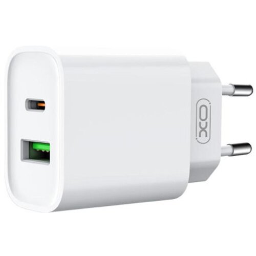 XO kućni punjač od 18w sa USB A i USB C konektorom Slike