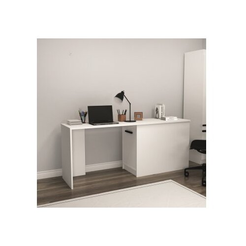 Hanah home Radni sto Akser, 180x47x73.8 cm, Bijeli Cene