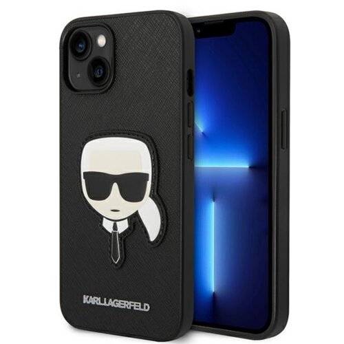 Karl Lagerfeld KLHCP14MSAPKHK za iphone 14 plus 6.7 črna zaščita - karls head Cene