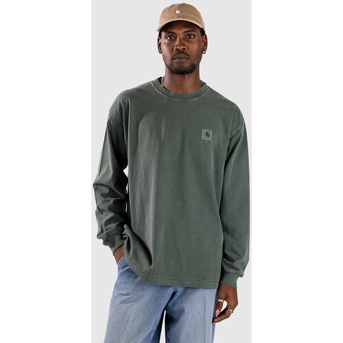 Carhartt WIP Vista Majica z dolgimi rokavi dark scarab / garment dyed Slike