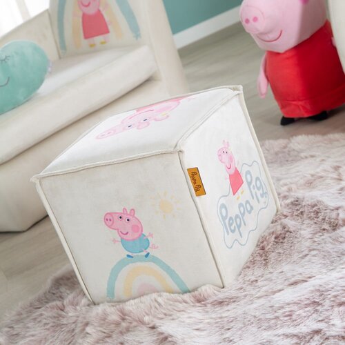 Roba Bijeli bar&amp;scaron;unast dječji tabure Peppa Pig &amp;ndash; Slike