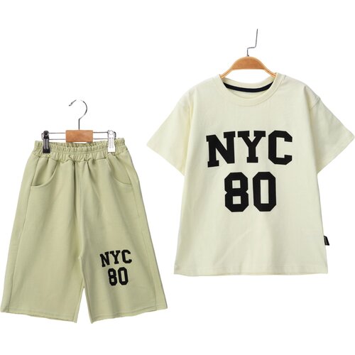  Komplet majica i &scaron;orc NYC zeleni 6-9god. 8+ godine Cene