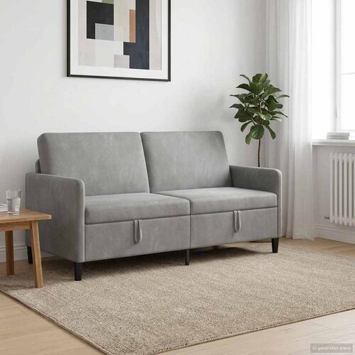 SOFA s pohranom Svjetlosiva 172 x 78 x 87 cm Poliester Cene