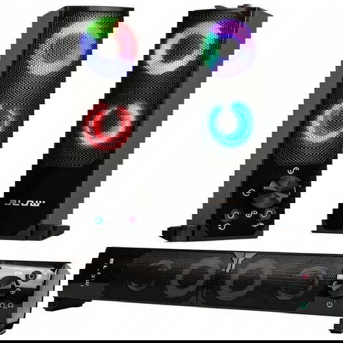 Blow_Electronics BLOW-ELECTRONICS rGB LED 2.0 soundbar računalniški zvočniki Cene