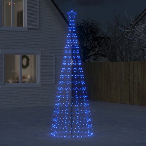 VidaXL Svjetlo za božićno drvce sa &amp;scaron;iljcima 570 LED plavo 300 cm Slike