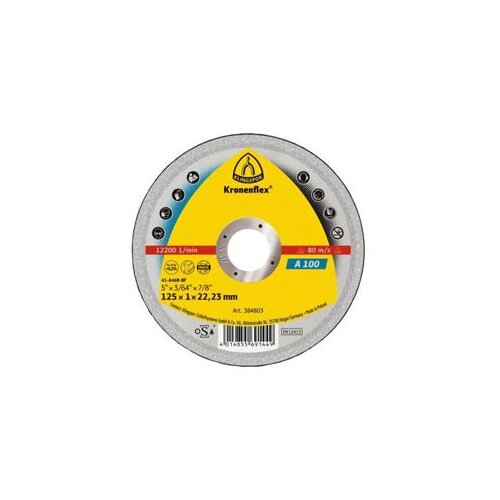  Ploča rezna 125x1 metal/inox A100 KLINGSPOR Cijene