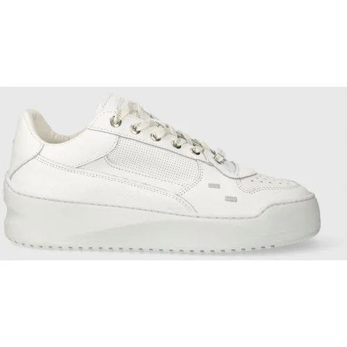 Filling Pieces Usnjene superge Avenue Crumbs bela barva, 52127541901