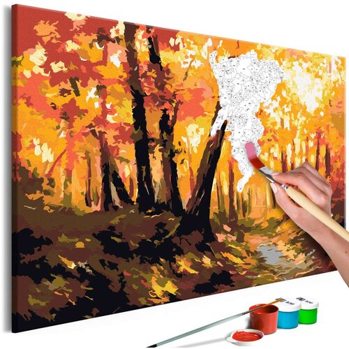  Slika za samostalno slikanje - Forest Track 60x40 Slike