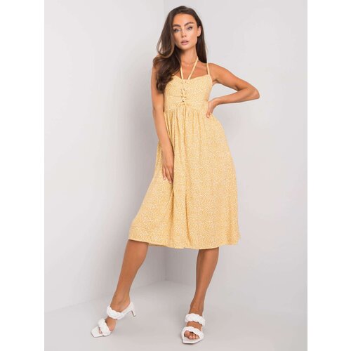 RUE PARIS Dress-RO-SK-8009-1.87P-Yellow Slike