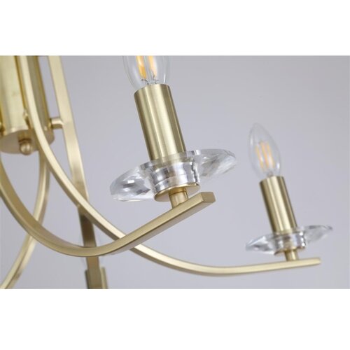 Searchlight 4165-5SB - Luster na lancu ASCONA 5xE14/60W/230V Slike