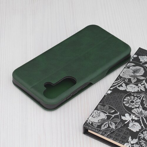 Techsuit Safe Wallet Plus preklopna futrola za Samsung Galaxy A55 5G &amp;ndash; tamno zelena Slike