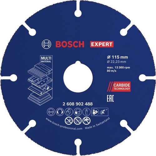 Bosch Rezna ploča za metal Expert Carbide Multi Wheel, 115 mm, 22,23 mm Slike