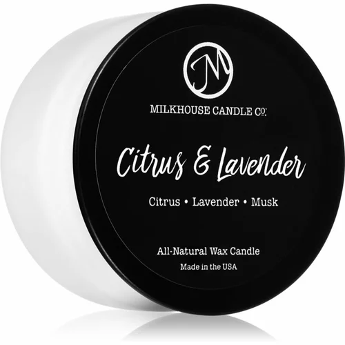 Milkhouse Candle Co. Creamery Citrus & Lavender mirisna svijeća Sampler Tin 42 g