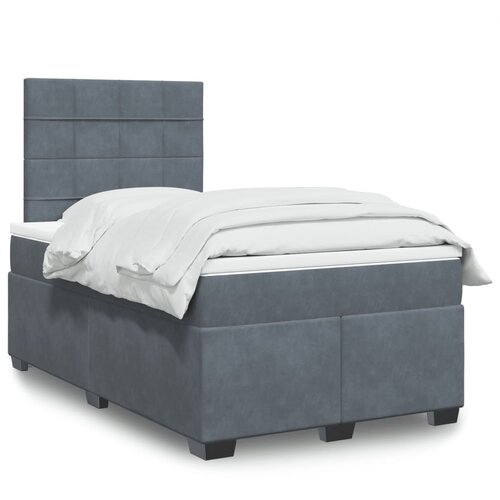  Krevet box spring s madracem tamnosivi 120 x 190 cm bar&scaron;un Cijene