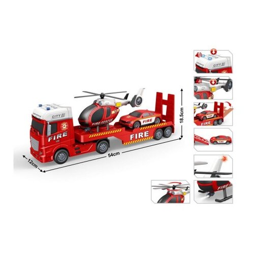 Ittl kamion tegljač fire helikopter i auto ( 410116 ) Slike
