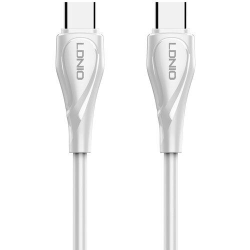 Ldnio CHARGING DATA CABLE (C-C) 65W 1M WHITE LC611C Slike