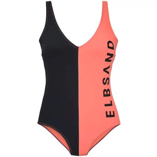 Elbsand Jednodijelni kupaći kostim marelica / crna