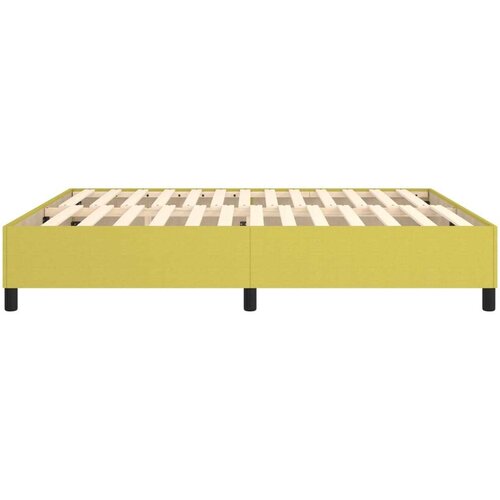  Okvir za krevet bez madraca zeleni 160x200 cm od tkanine Slike