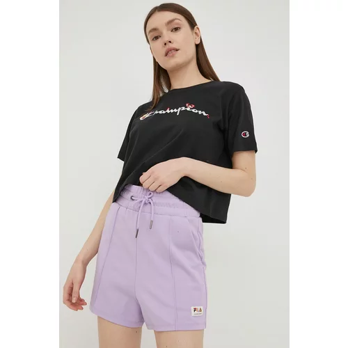 Fila Kratke hlače ženske, vijolična barva