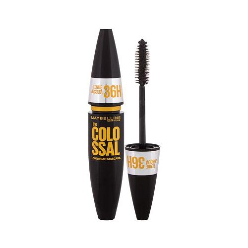 Maybelline The Colossal Longwear dolgoobstojna vodoodporna maskara 10 ml odtenek 01 Black Cene
