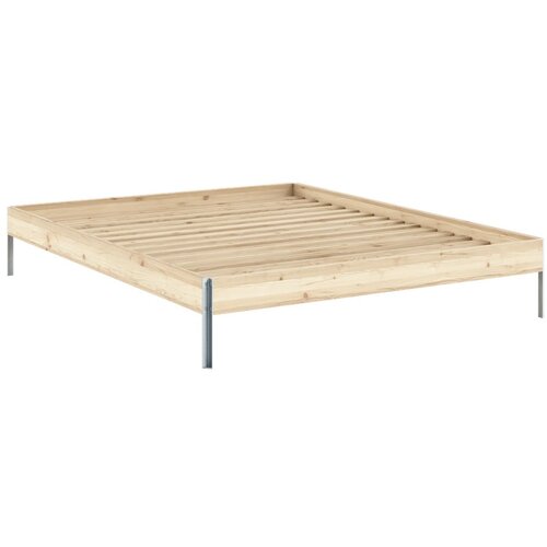 Karup Design Zakonska postelja iz masivnega bora z letvenim dnom 160x200 cm v naravni barvi Core &amp;ndash; Slike