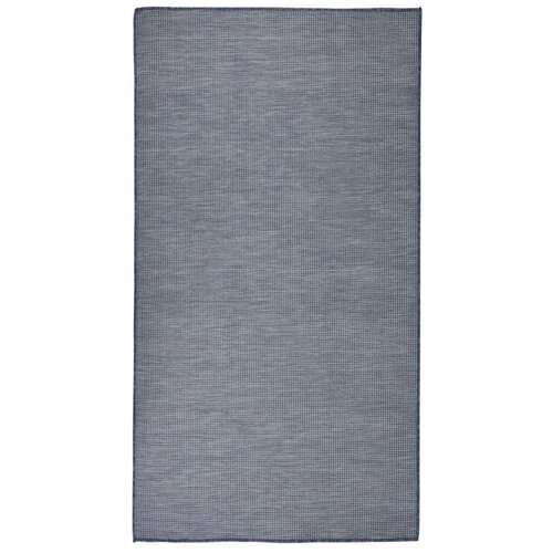 vidaXL Vanjski tepih ravnog tkanja 80 x 150 cm plavi Cene