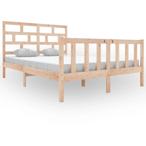  Okvir za krevet od masivne borovine 140 x 200 cm Slike