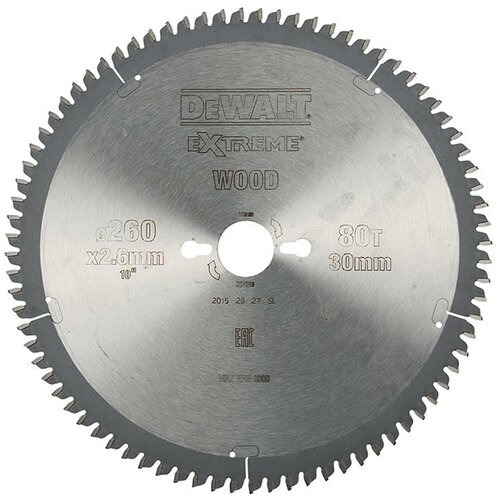 Dewalt kružna pila 260x30 80Z TCG Cijene