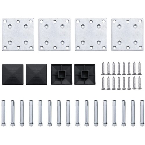  Set panela za ogradu WPC 526 x 146 cm smeđi Slike