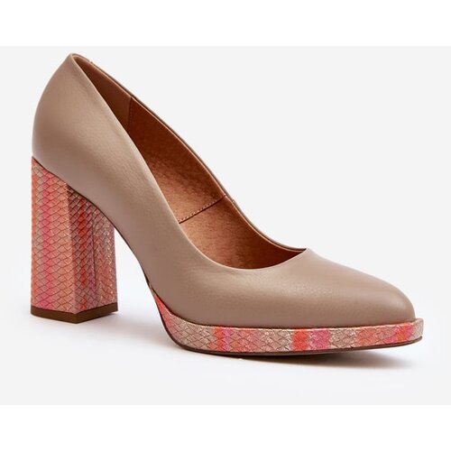 Laura Messi Pumps On Heel 2746 Beige Slike