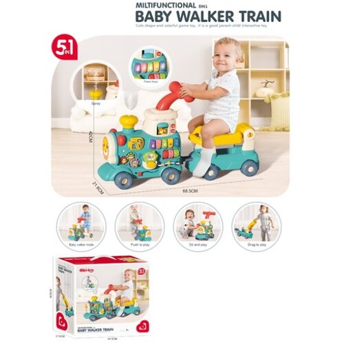 Ittl vozić baby walker train 5u1 ( 971167 ) Cene