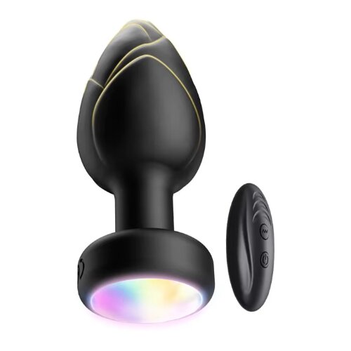 Sensation Luxe LED Analni vibrator black Cene