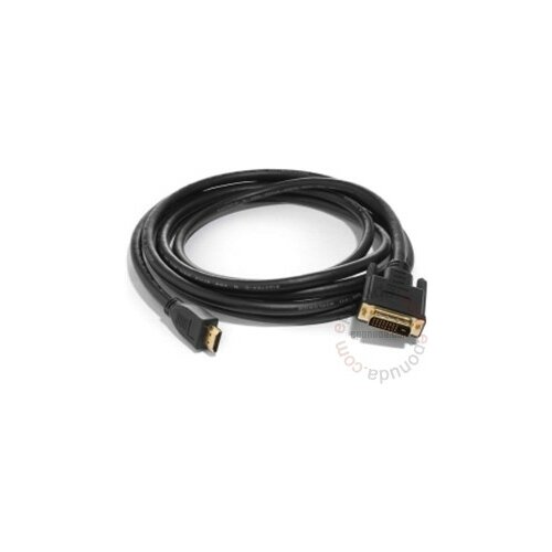 Fast Asia kabl HDMI (M) - DVI-D Single Link (M) 2m Black kabal Slike