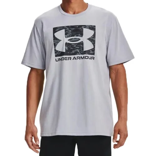 Under Armour T-shirt UA ABC CAMO BOXED LOGO SS-GRY - Men's