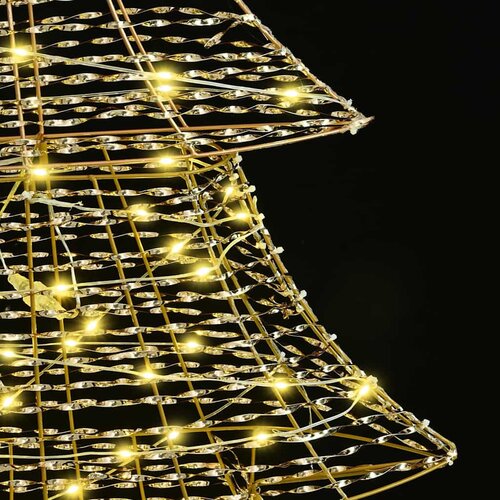  Božićno drvce s 160 LED svjetlima Topla bijela 151 cm PET Slike