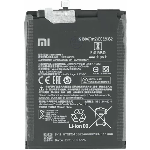 Xiaomi Baterija za Redmi Note 9T, originalna, 5000 mAh