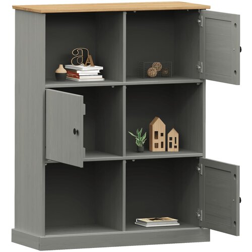  Regal za knjige VIGO 90x35x114,5 cm od masivne borovine Slike