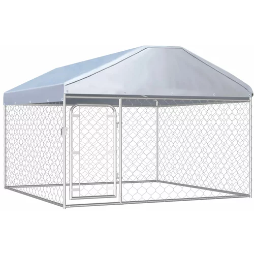  vanjski kavez za pse s krovom 200 x 200 x 135 cm