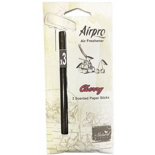 Airpro Mirisni osveživač papirni štapić 3 kom set cherry Slike