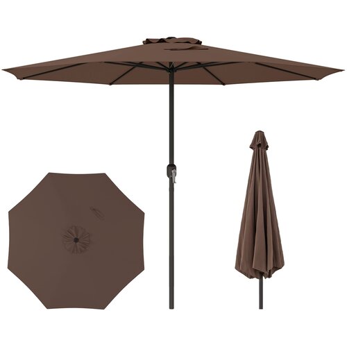 Costway Vrtni dežnik z ročajem z ročajem Patio dežnik, (5000234349) Slike